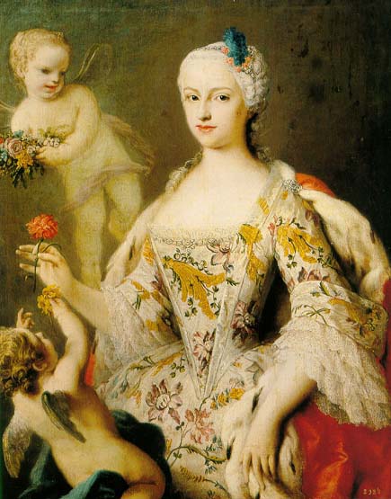 infanta of Spain, daughter of King Philip V of Spain and of his wife, Elizabeth Farnese, and Queen consort of Sardinia as wife of King en:Victor Amade